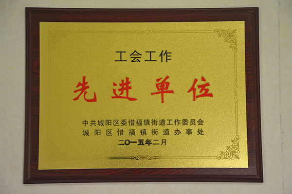 工會（huì）工作先進單位