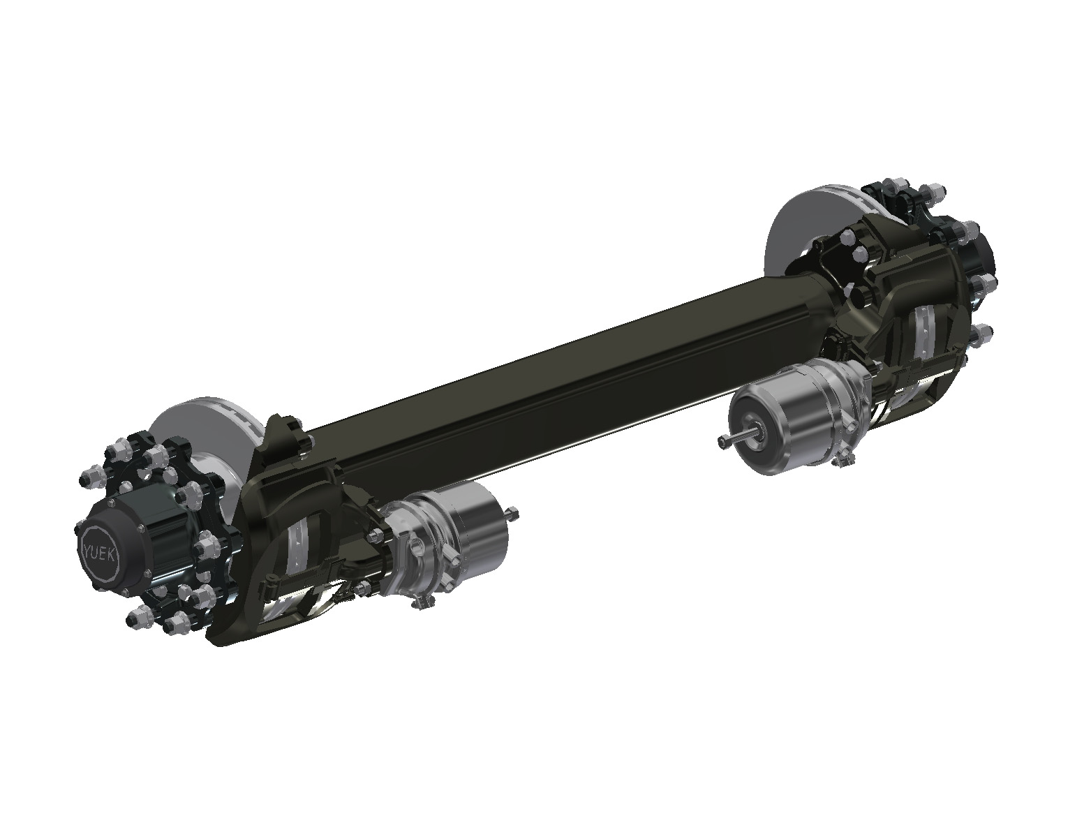 盤式製動掛車車軸